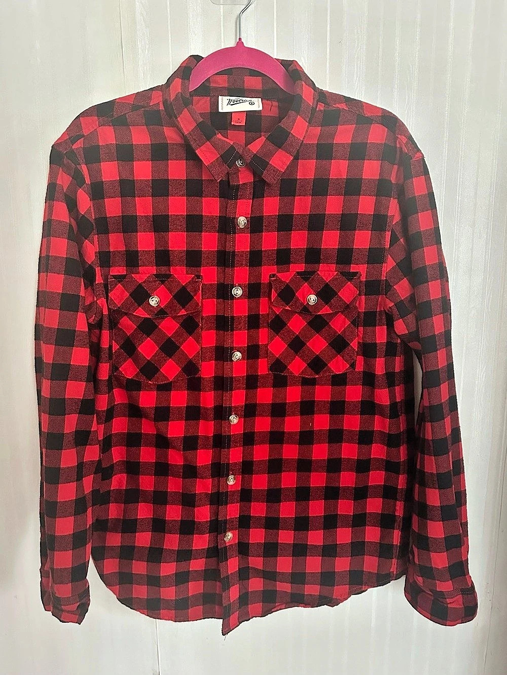 Woolrich x Target Buffalo Check Long Sleeve Button-Down Flannel Shirt Unisex